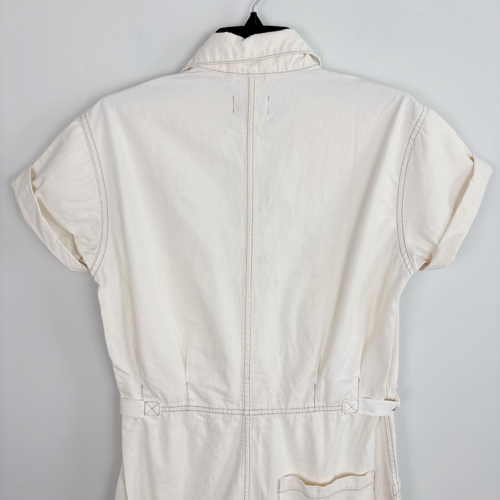 Pistola Parker Short Romper in Ecru Size S - Picture 6 of 11